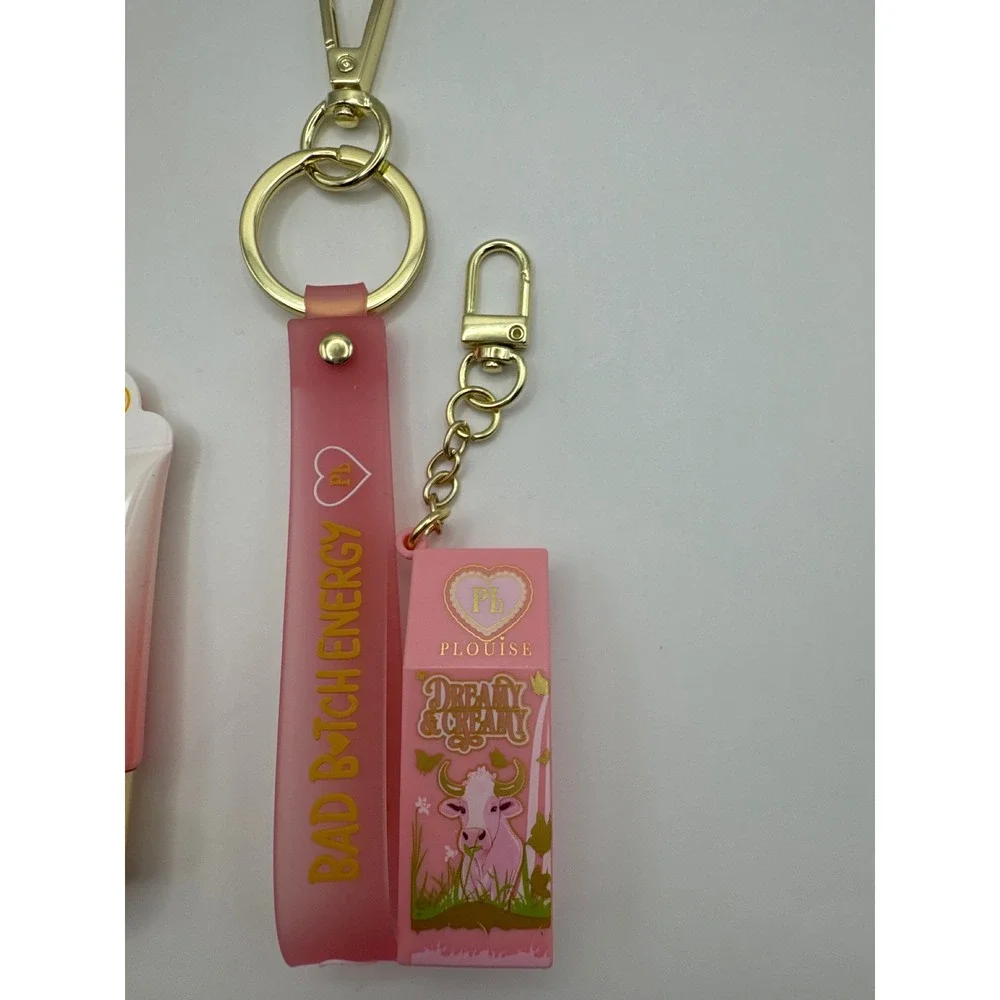 PLouise Protect Your Pout Mini Lip Conditioner Dizzy Cola Keychain Set Pink‎ New